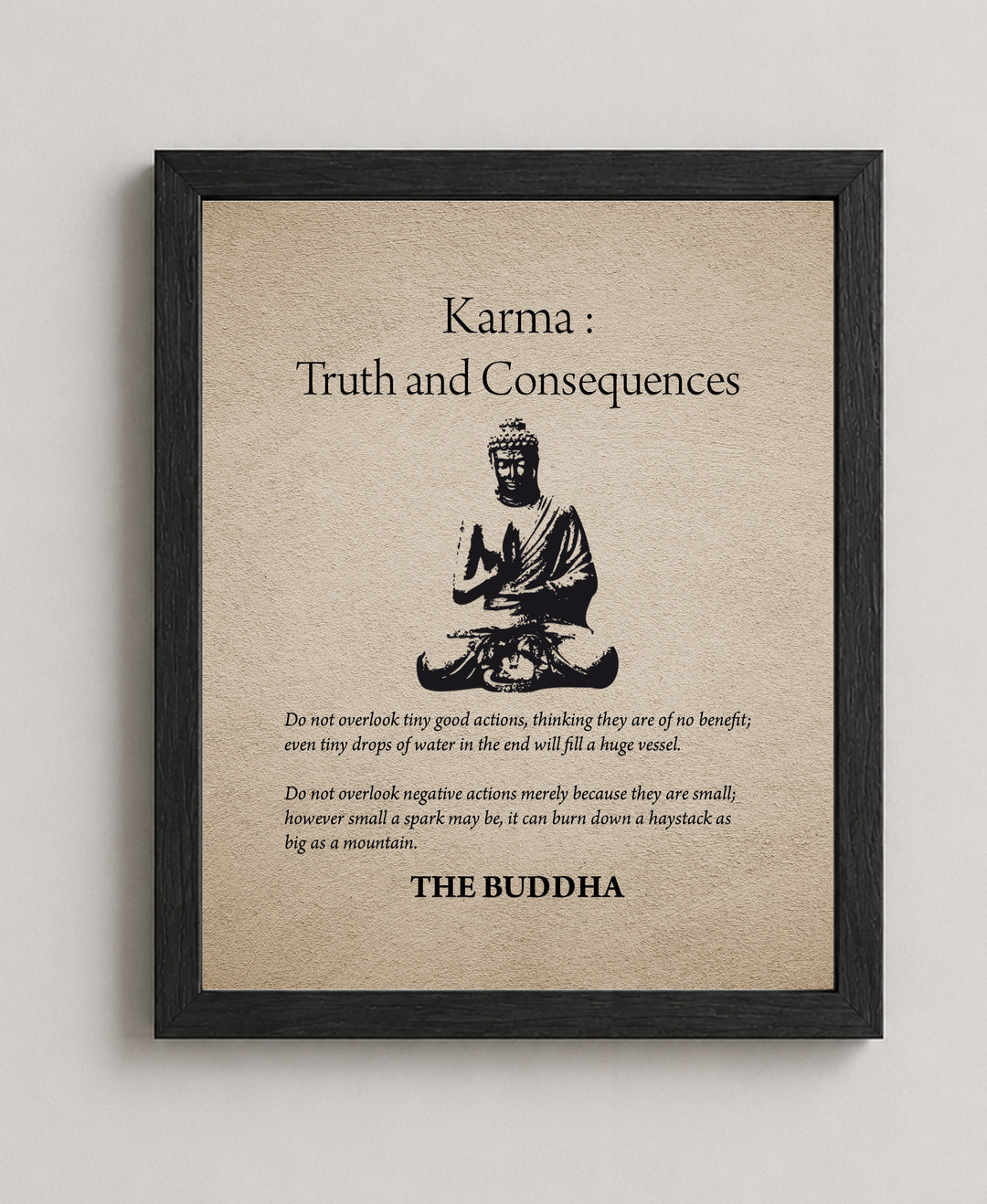 Truth &amp; Consequences Spiritual Inspirational Wall Art