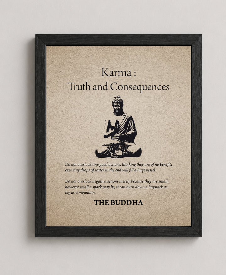Truth &amp; Consequences Spiritual Inspirational Wall Art