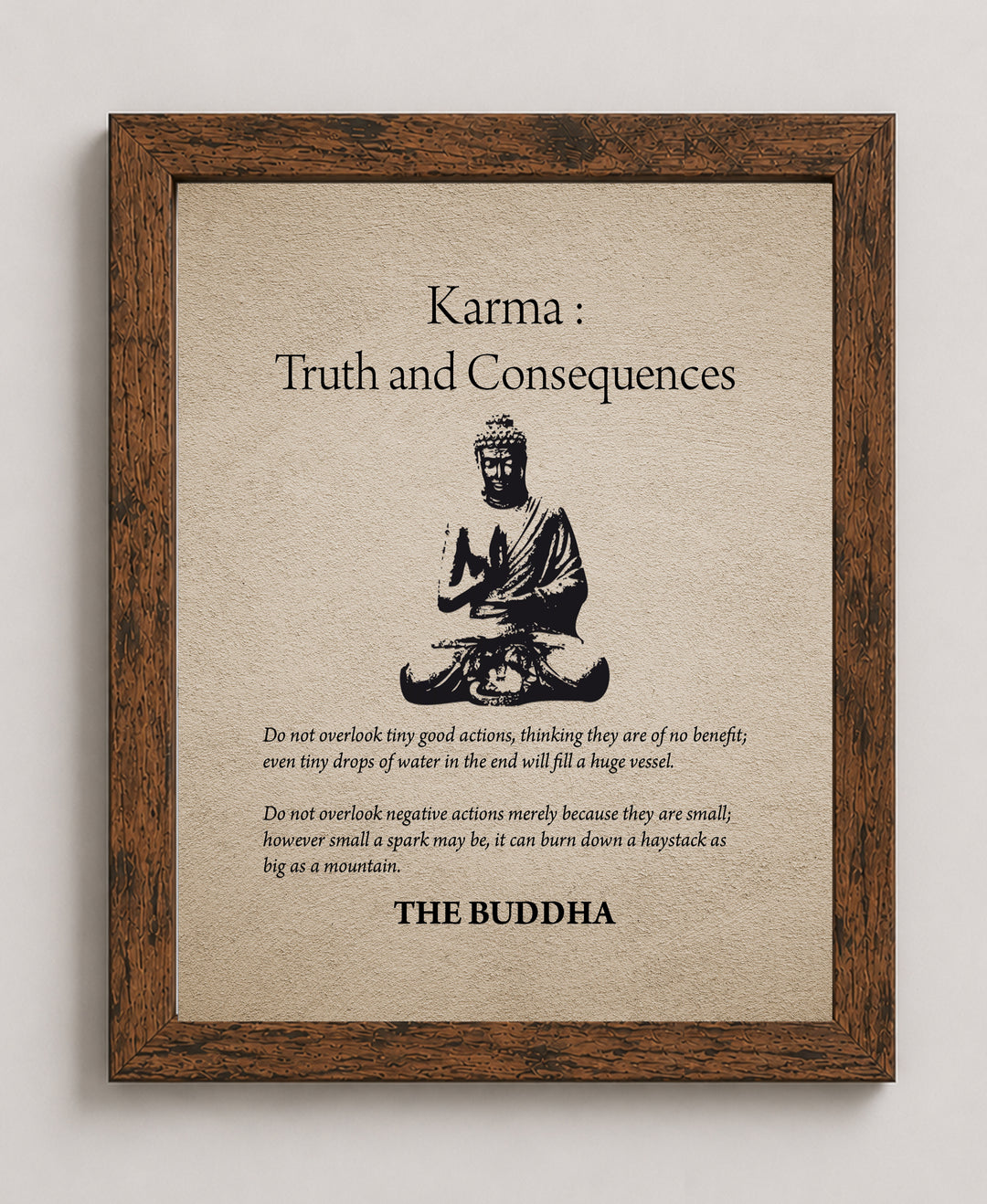 Truth &amp; Consequences Spiritual Inspirational Wall Art