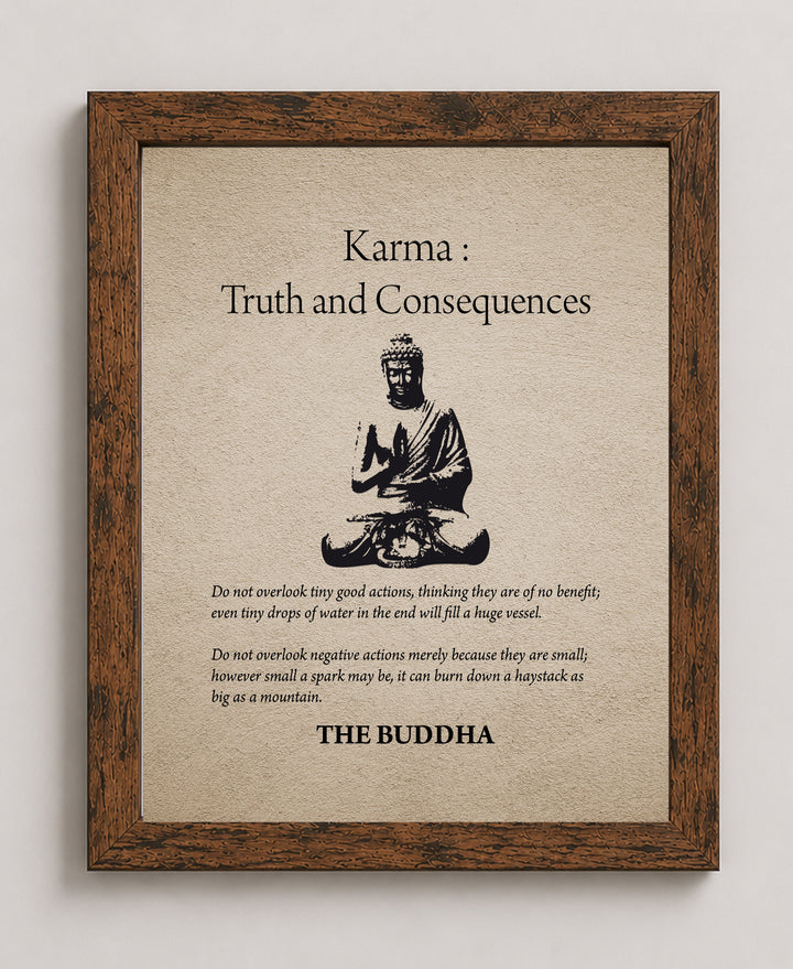 Truth &amp; Consequences Spiritual Inspirational Wall Art