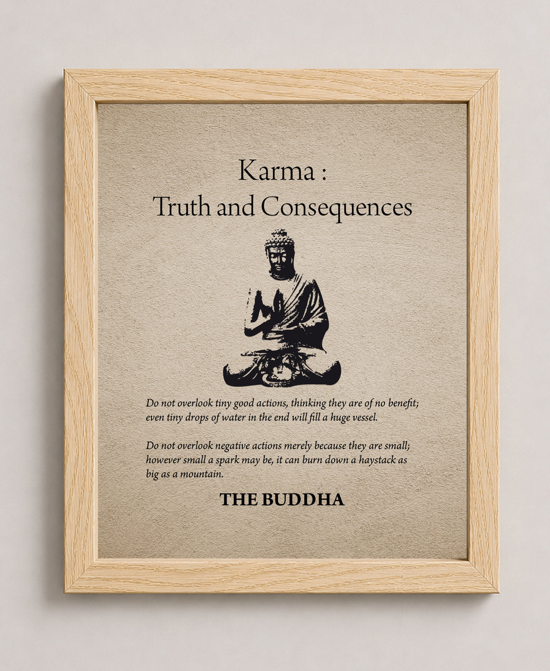 Truth &amp; Consequences Spiritual Inspirational Wall Art