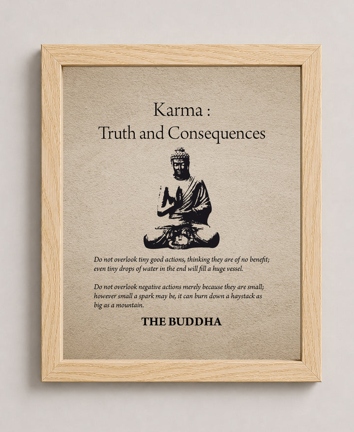 Truth &amp; Consequences Spiritual Inspirational Wall Art
