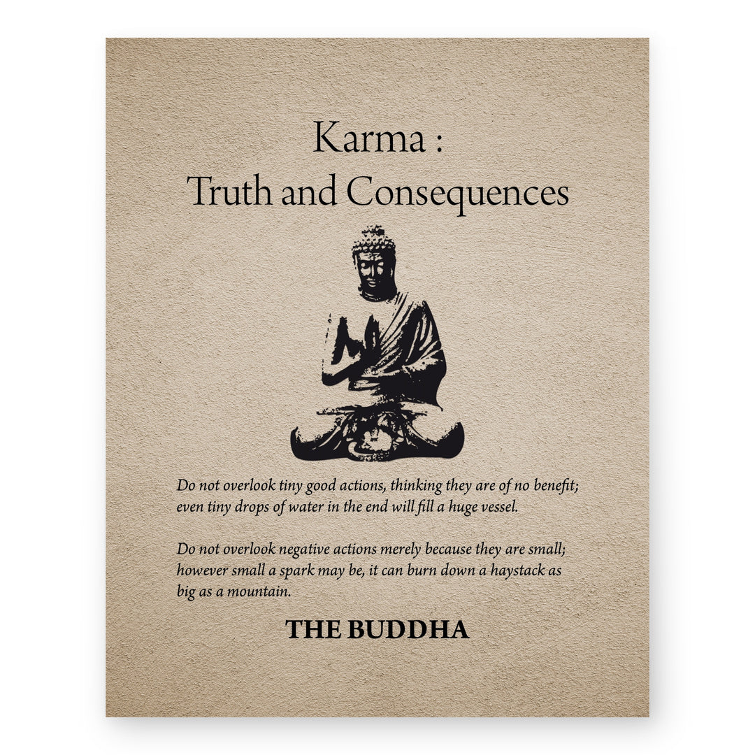 Truth &amp; Consequences Spiritual Inspirational Wall Art