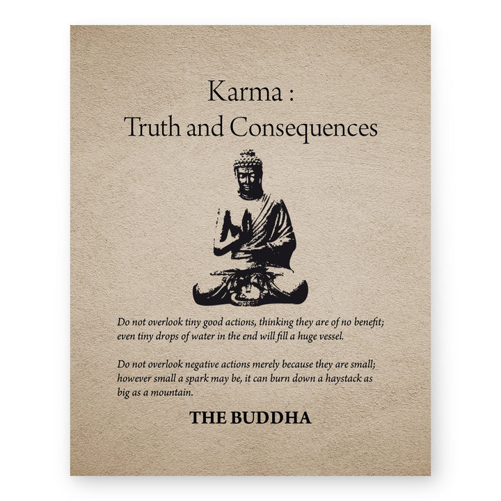 Truth &amp; Consequences Spiritual Inspirational Wall Art
