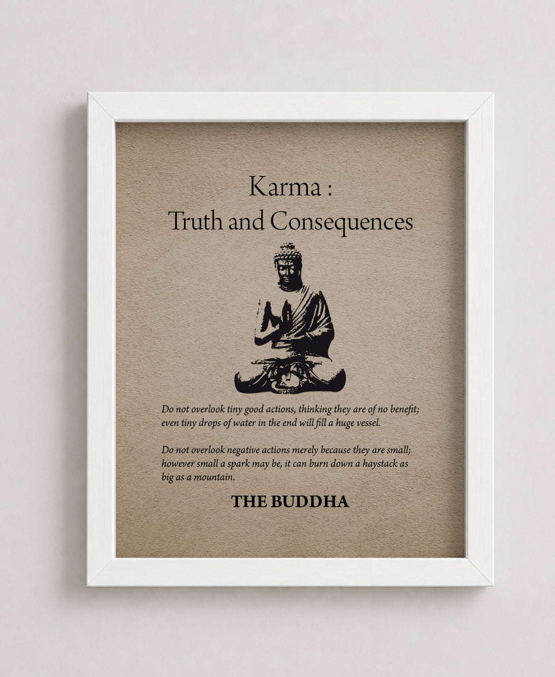 Truth &amp; Consequences Spiritual Inspirational Wall Art