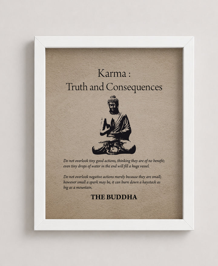Truth &amp; Consequences Spiritual Inspirational Wall Art