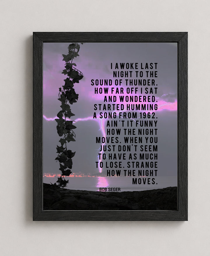 I Awoke Last Night to the Sound of Music Wall Art