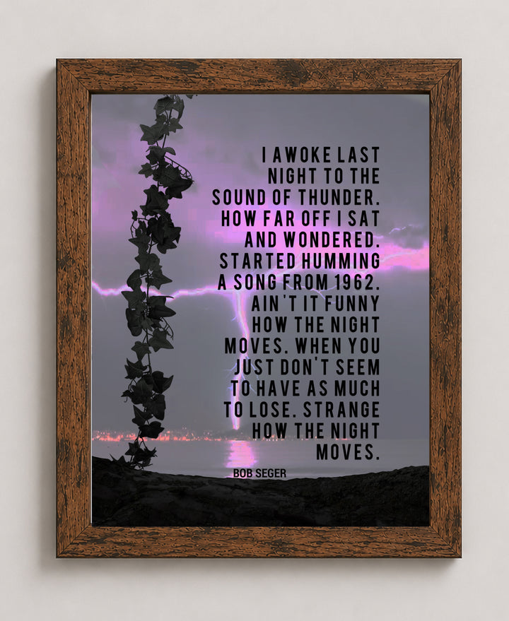 I Awoke Last Night to the Sound of Music Wall Art