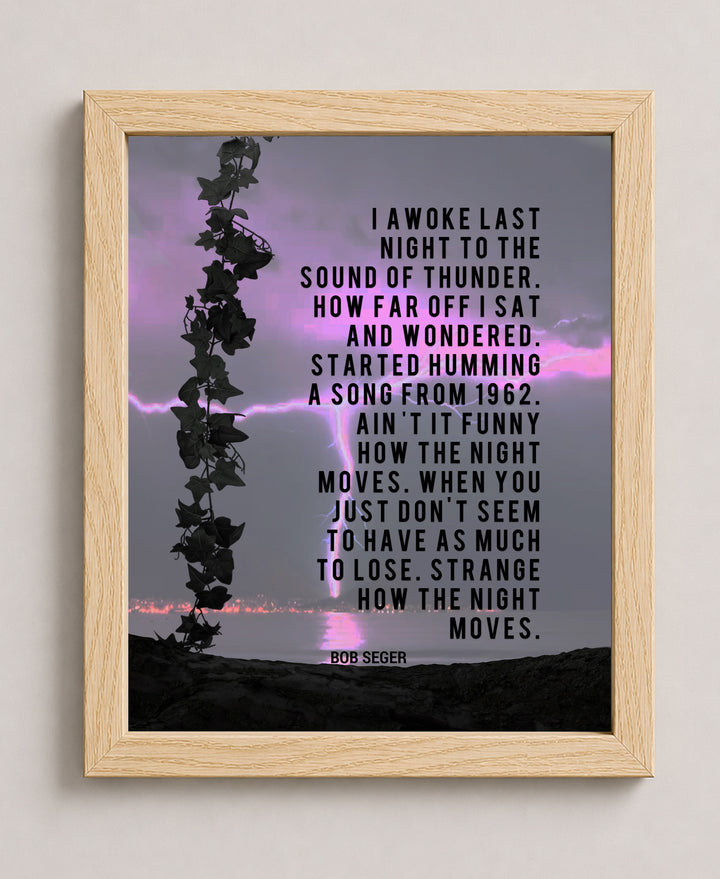 I Awoke Last Night to the Sound of Music Wall Art
