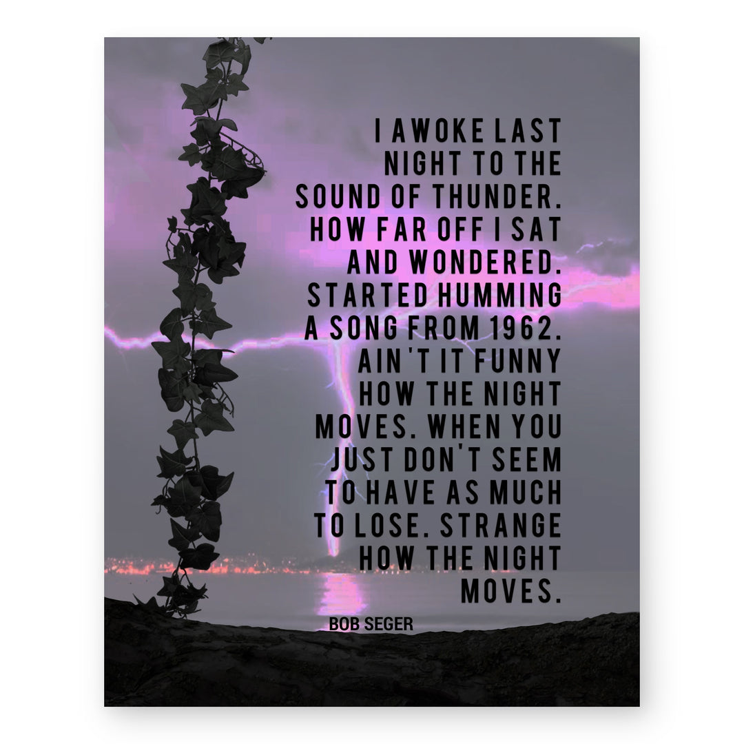 I Awoke Last Night to the Sound of Music Wall Art