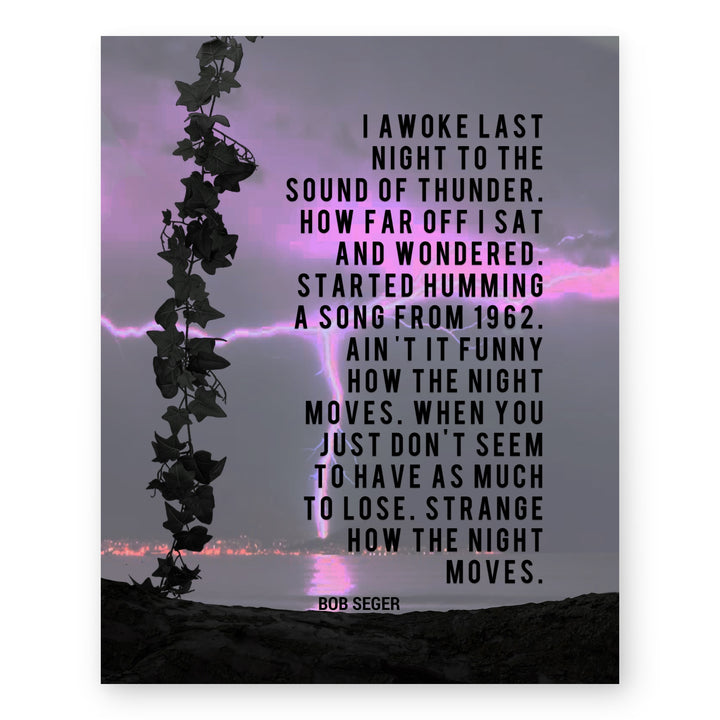 I Awoke Last Night to the Sound of Music Wall Art