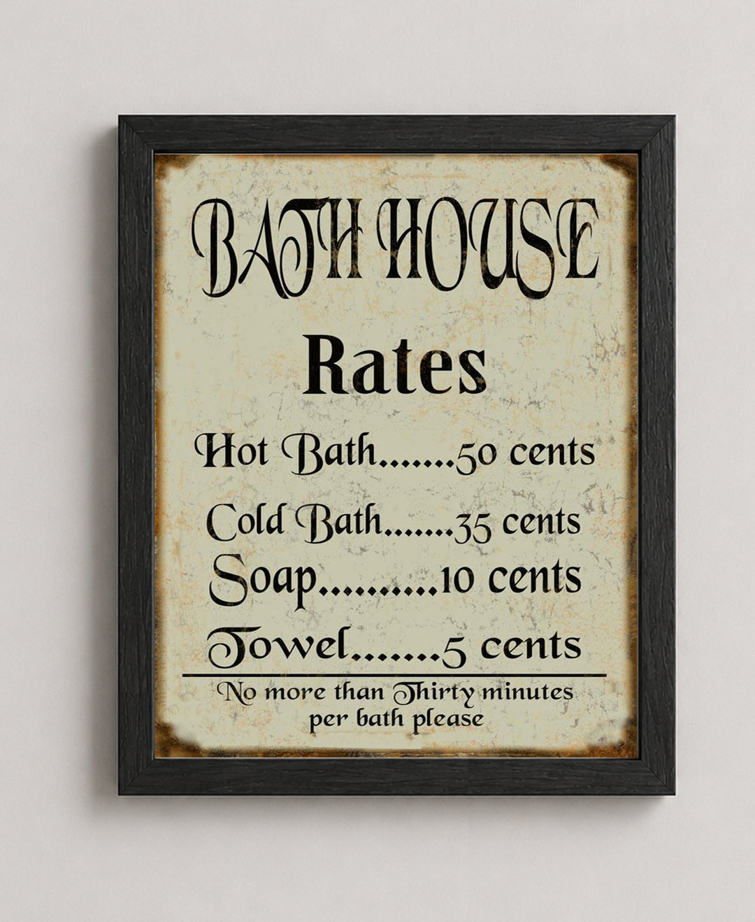 Funny Restroom Art for Guest Bath Wall Art