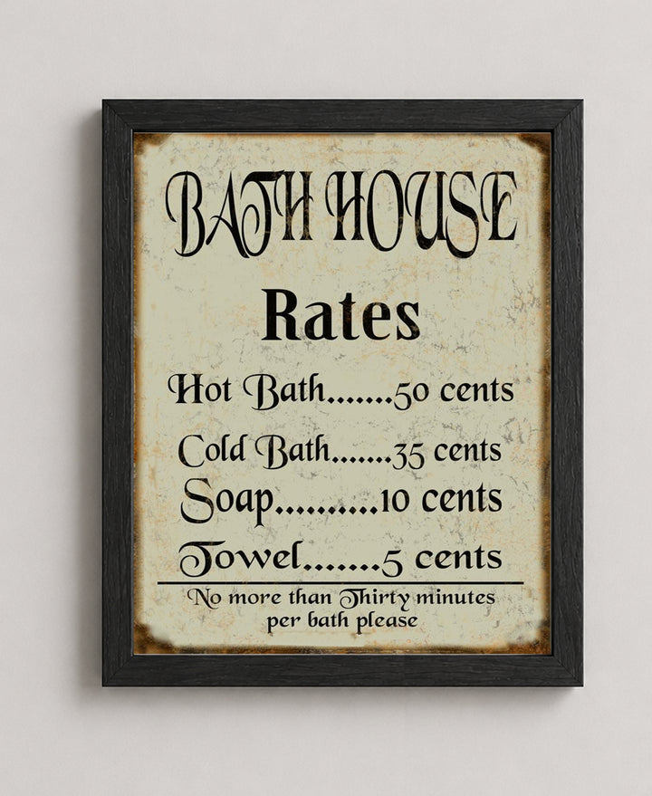 Funny Restroom Art for Guest Bath Wall Art