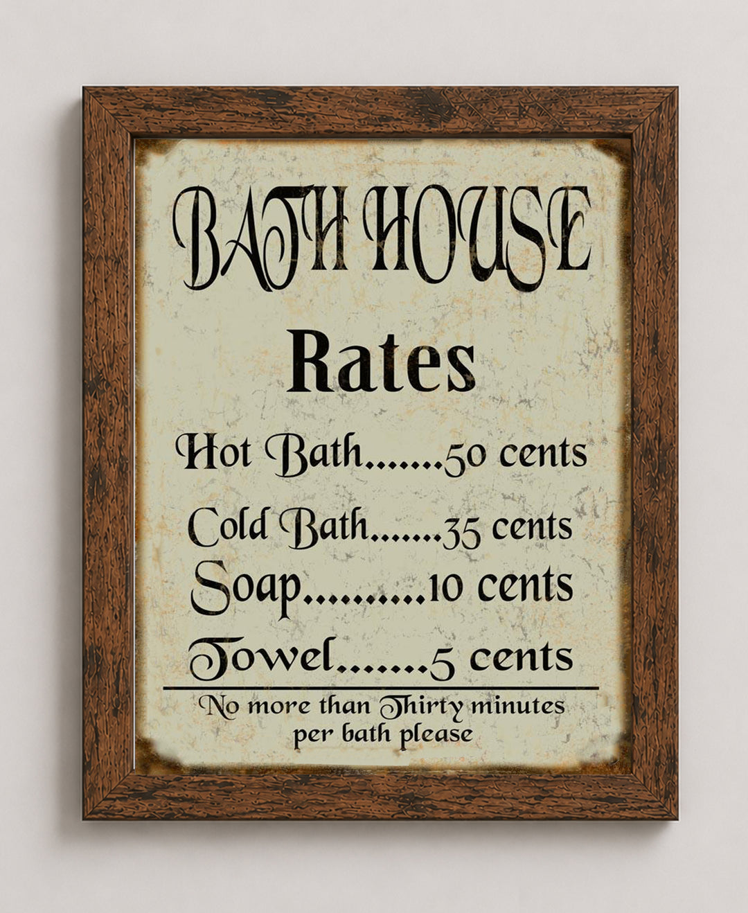 Funny Restroom Art for Guest Bath Wall Art