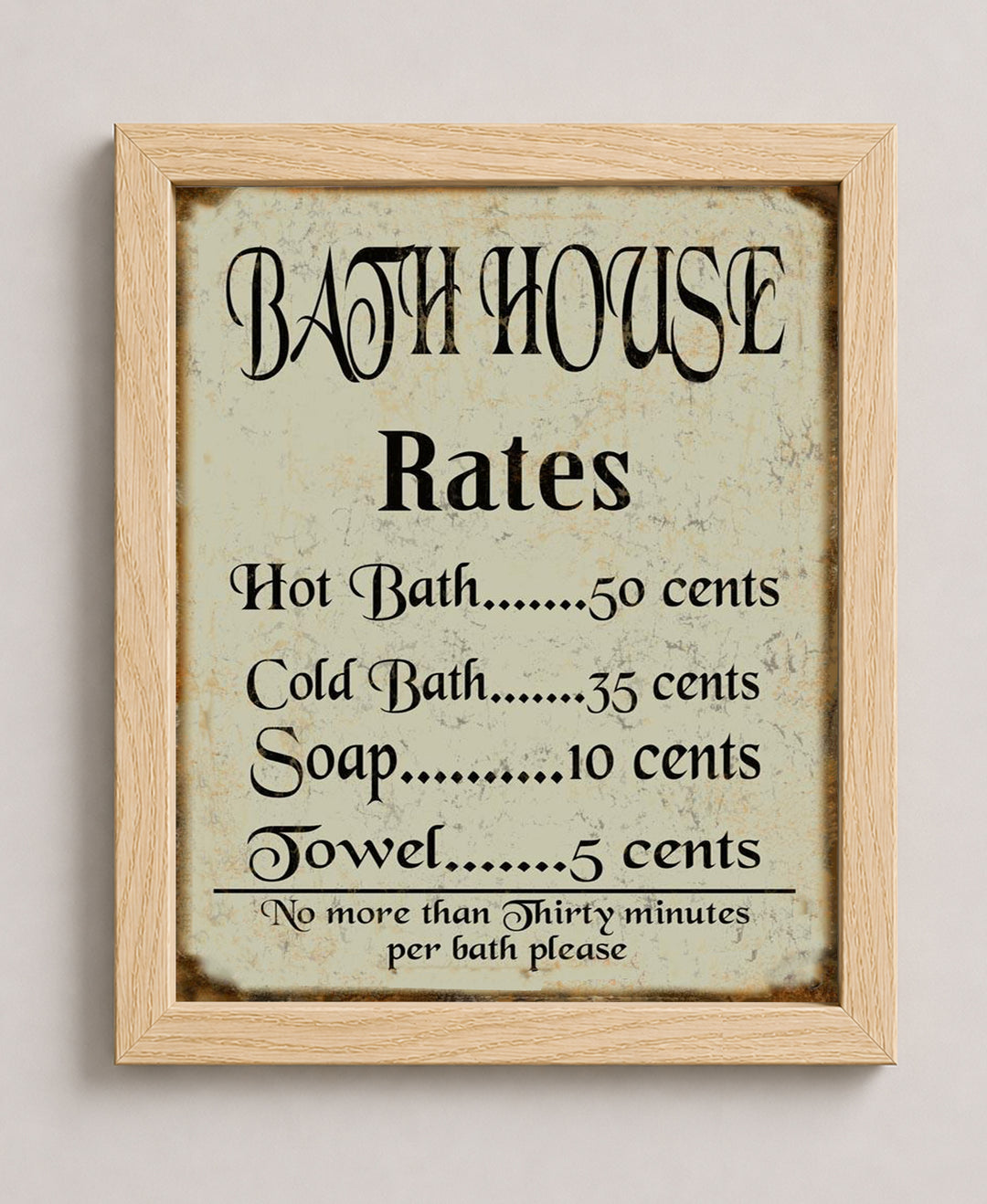 Funny Restroom Art for Guest Bath Wall Art