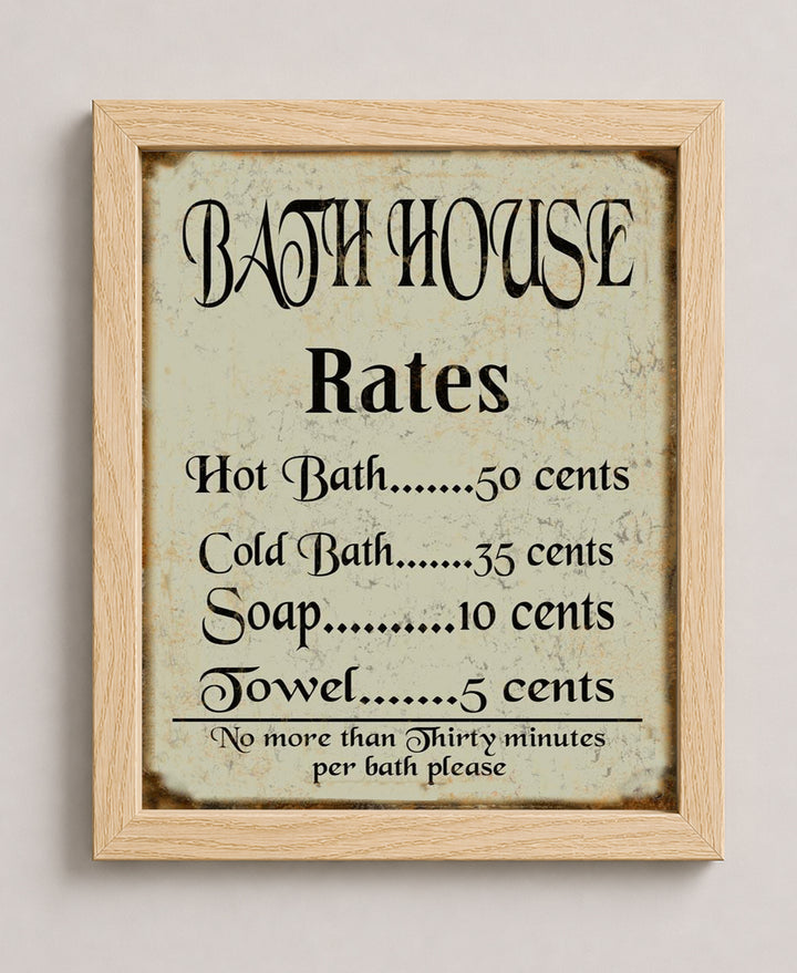Funny Restroom Art for Guest Bath Wall Art