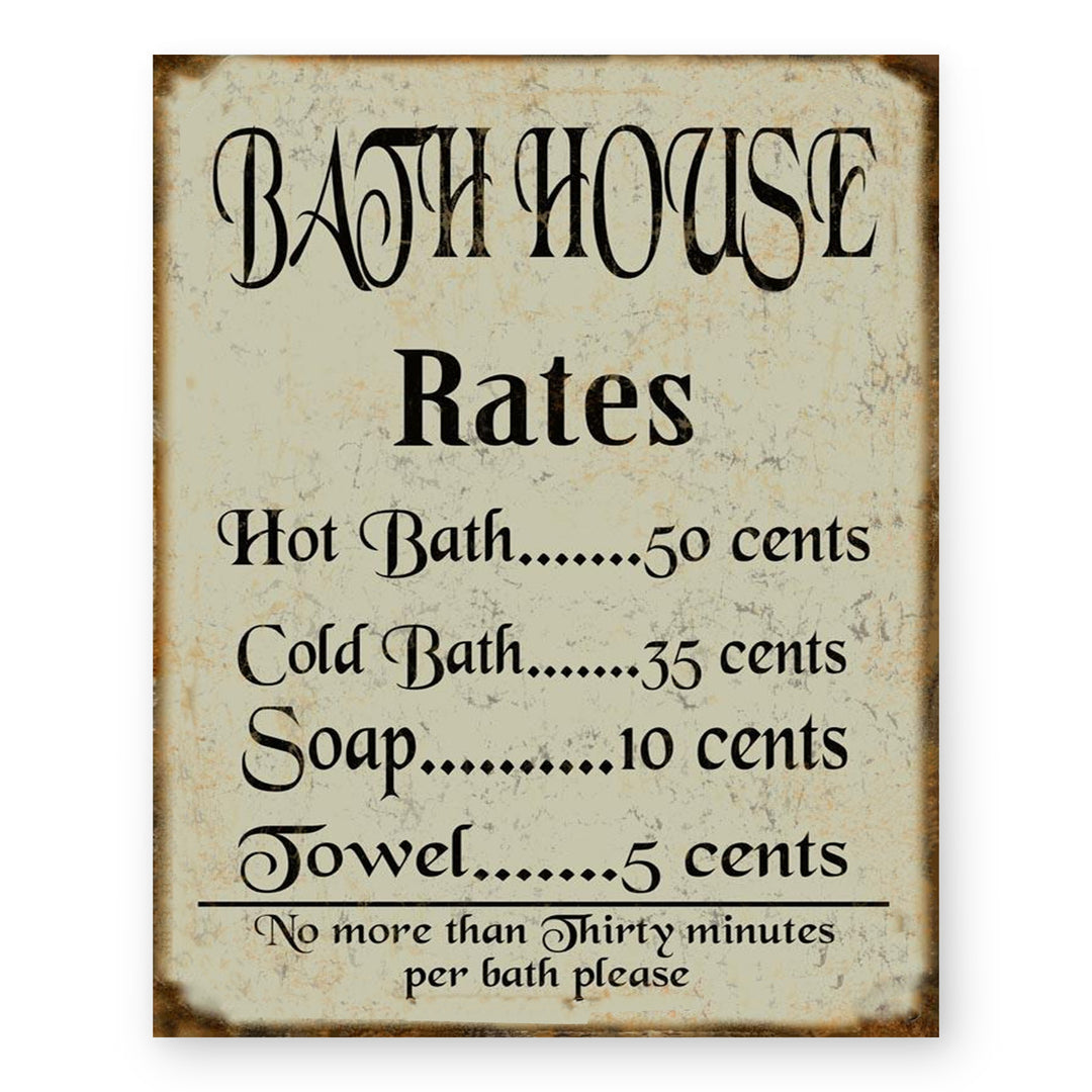 Funny Restroom Art for Guest Bath Wall Art