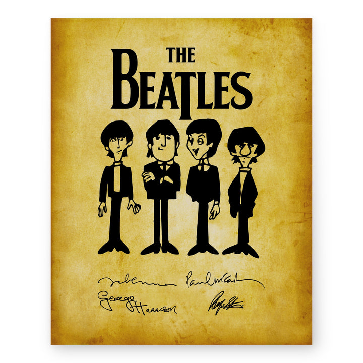 Legendary Rock Band Music Wall Art