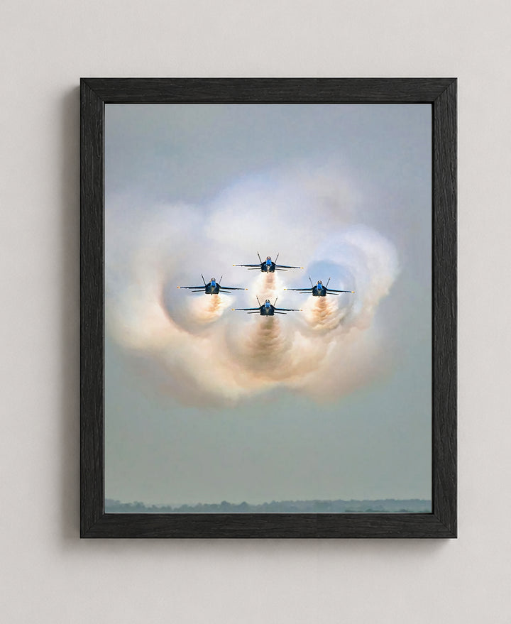 US Navy Blue Angels In Action Military Wall Art