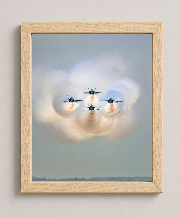 US Navy Blue Angels In Action Military Wall Art
