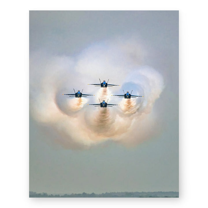 US Navy Blue Angels In Action Military Wall Art