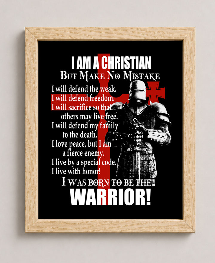 Christian Warrior Christian Wall Art