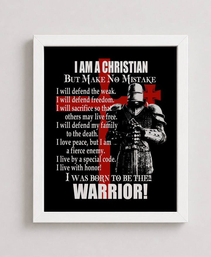 Christian Warrior Christian Wall Art