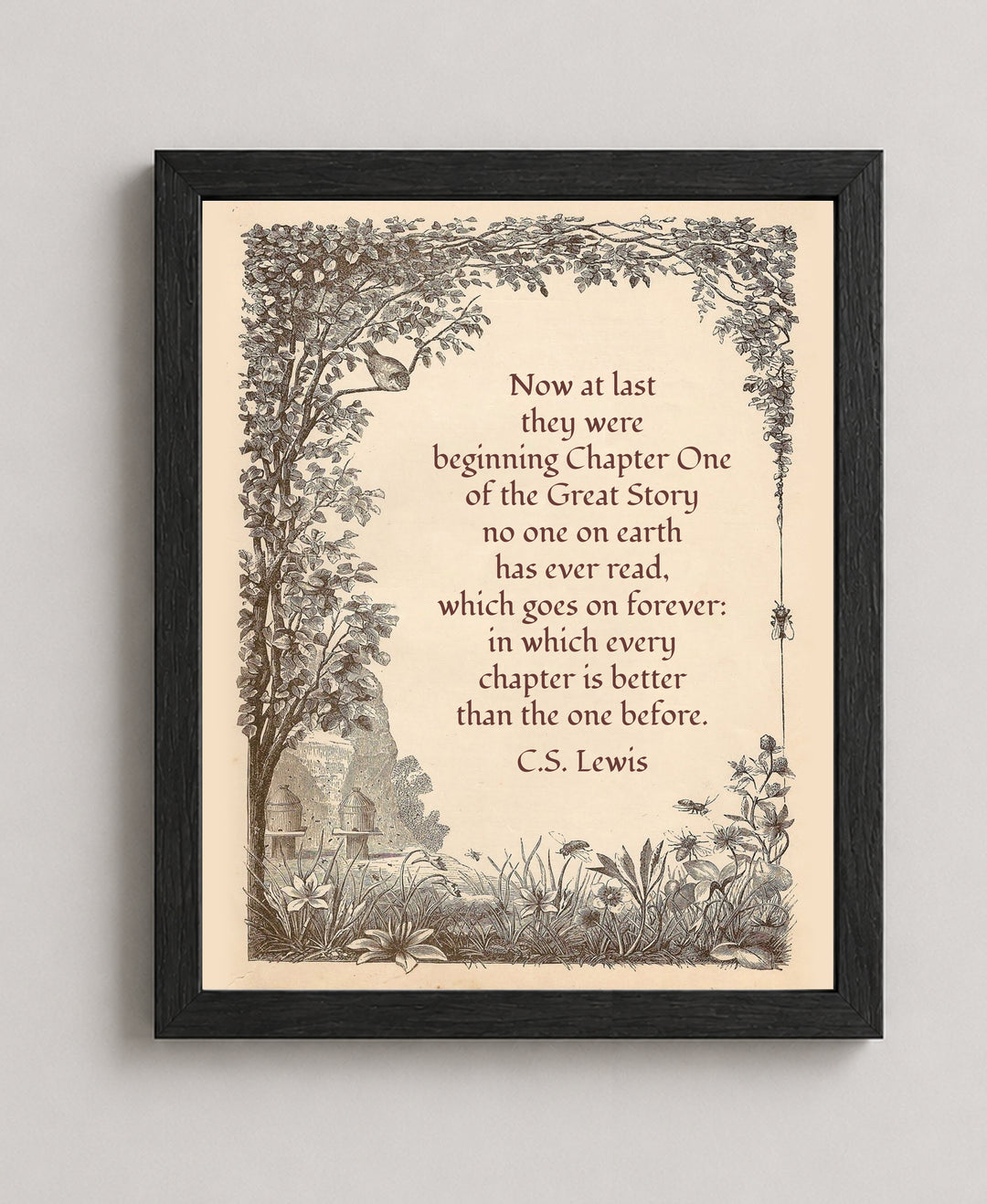 Encouraging Christian Gift for Readers &amp; Dreamers Wall Art