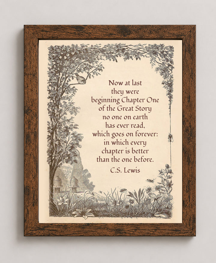 Encouraging Christian Gift for Readers &amp; Dreamers Wall Art