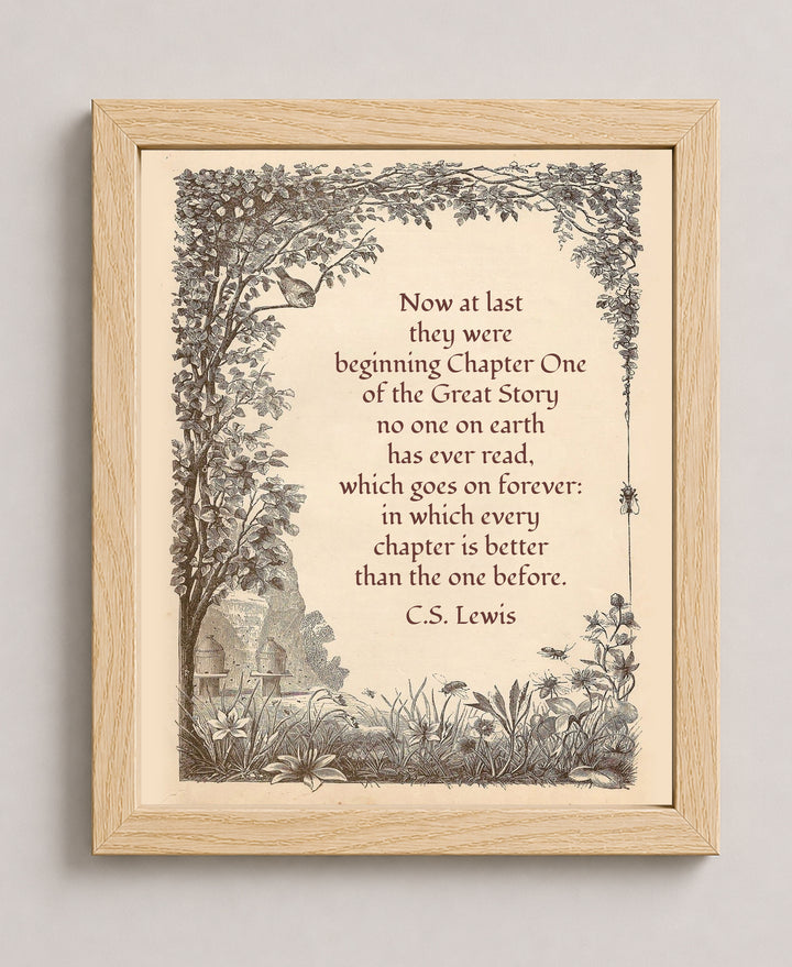 Encouraging Christian Gift for Readers &amp; Dreamers Wall Art