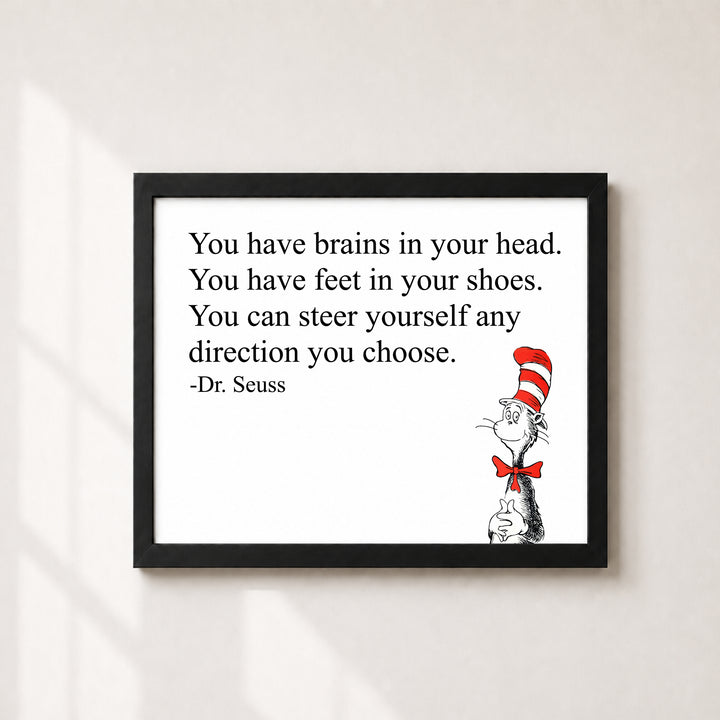 Dr. Seuss You Can Steer Yourself Kids Wall Art