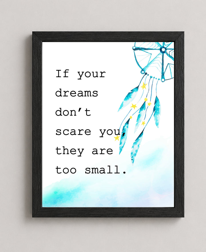 Dream Too Inspirational Wall Art