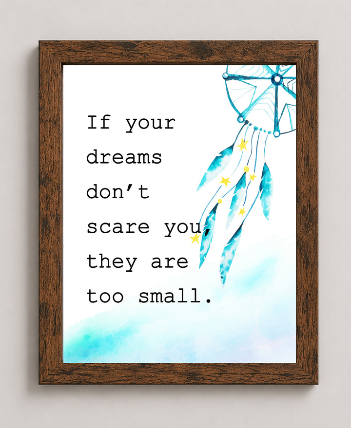 Dream Too Inspirational Wall Art