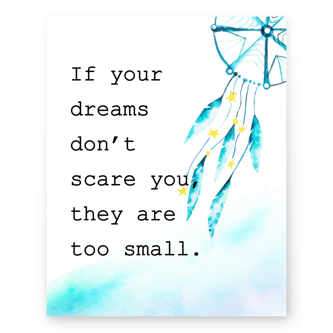 Dream Too Inspirational Wall Art
