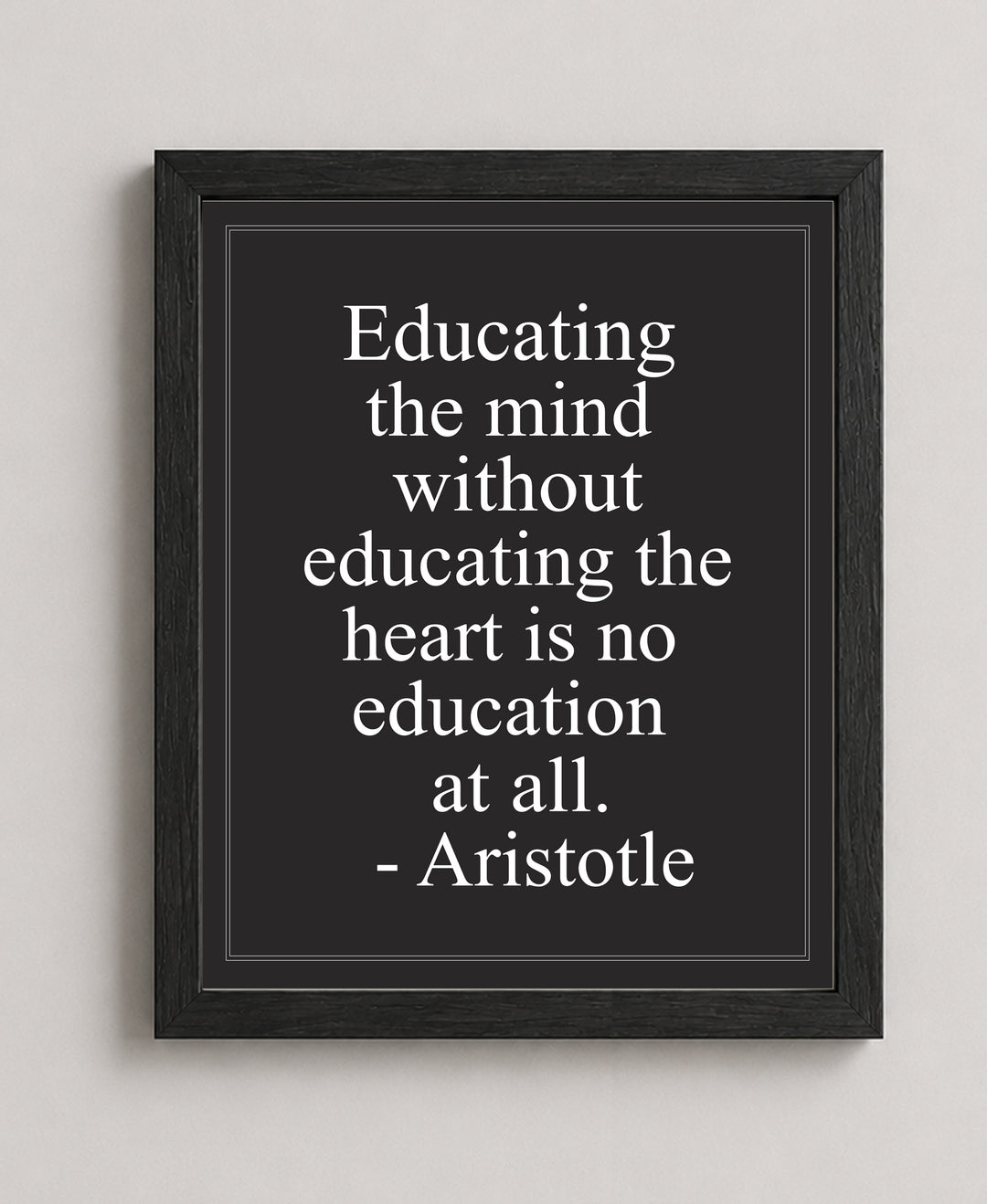 This Historical Modern Wall Print Design Is Ideal Inspirational Wall Art