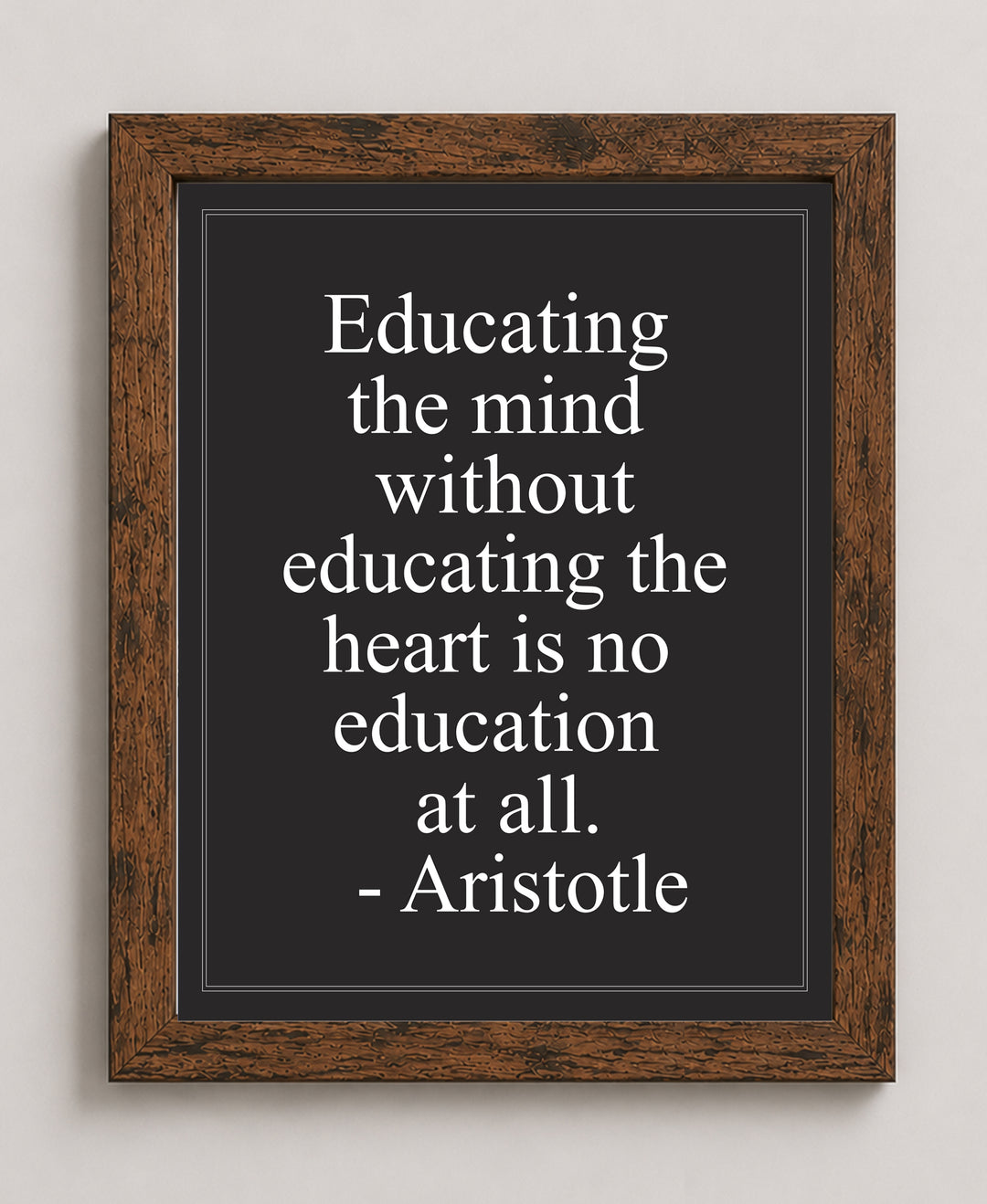 This Historical Modern Wall Print Design Is Ideal Inspirational Wall Art
