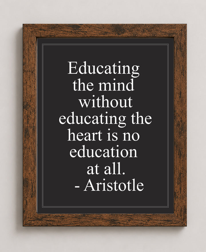 This Historical Modern Wall Print Design Is Ideal Inspirational Wall Art