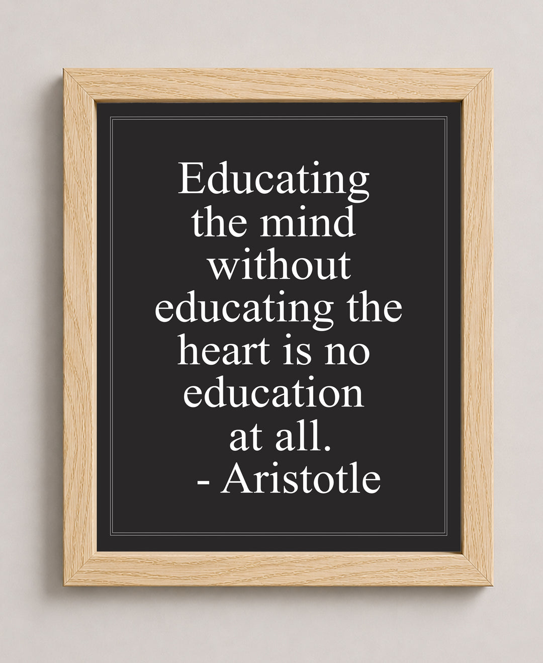 This Historical Modern Wall Print Design Is Ideal Inspirational Wall Art