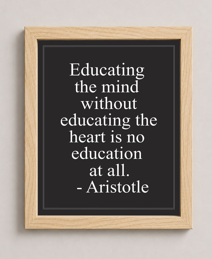 This Historical Modern Wall Print Design Is Ideal Inspirational Wall Art
