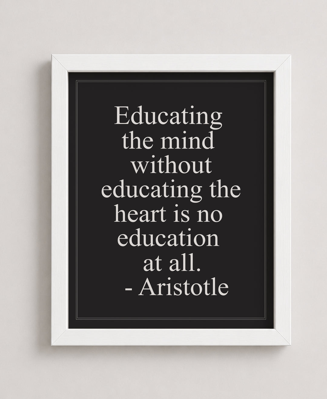 This Historical Modern Wall Print Design Is Ideal Inspirational Wall Art