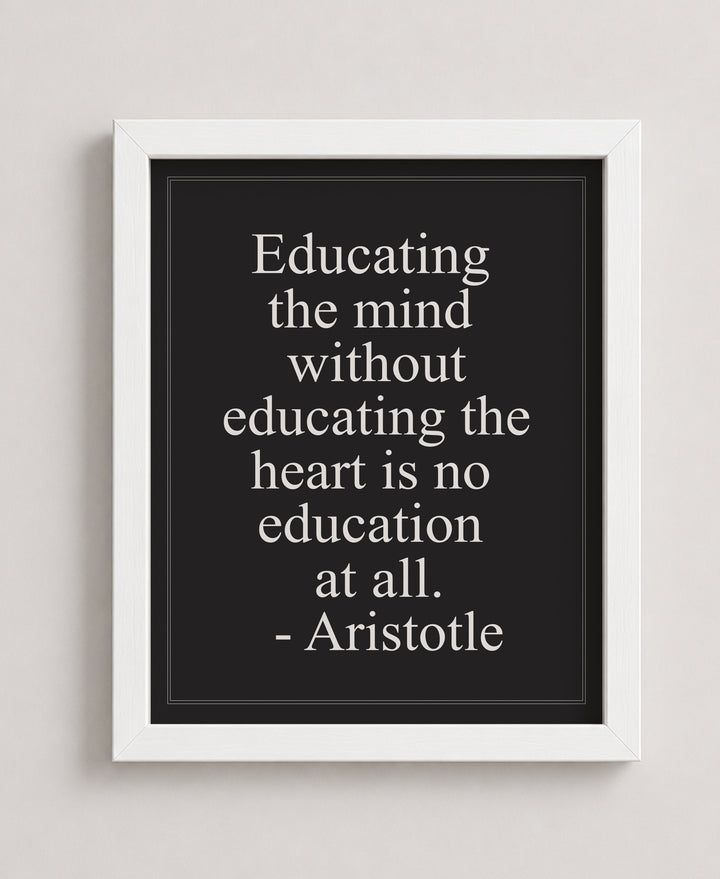 This Historical Modern Wall Print Design Is Ideal Inspirational Wall Art