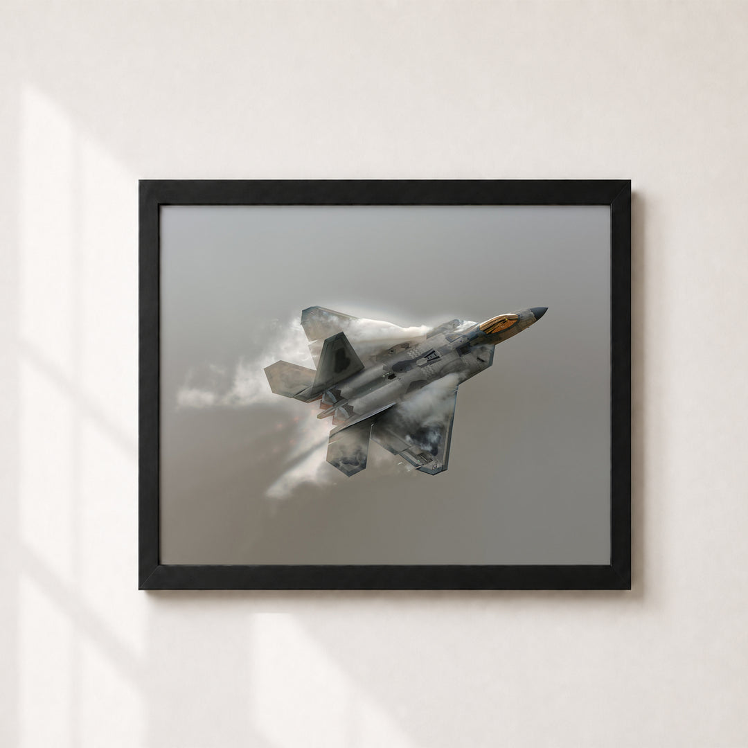 F-22 Raptor Fighter Jet Military Wall Art