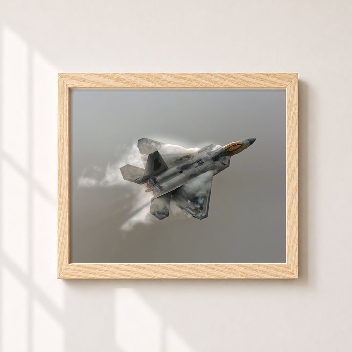 F-22 Raptor Fighter Jet Military Wall Art