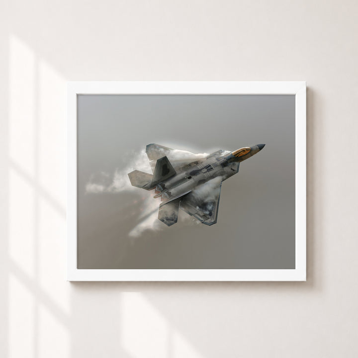 F-22 Raptor Fighter Jet Military Wall Art