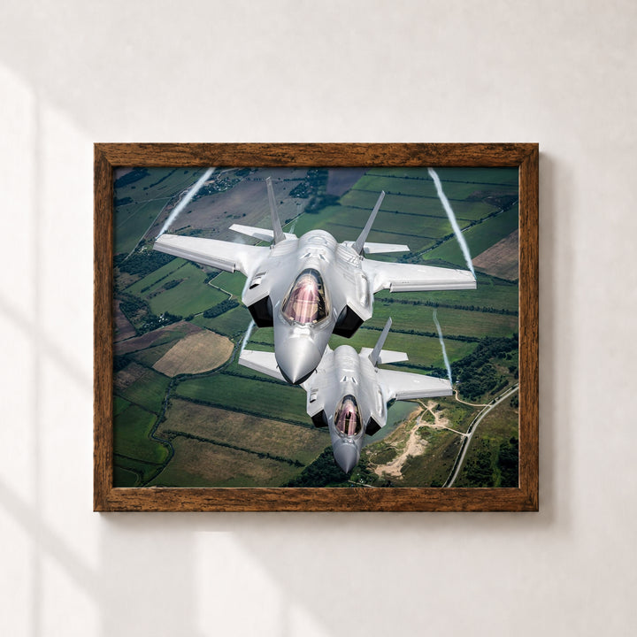 F-35 Lightning II Fighter Jet Military Wall Art