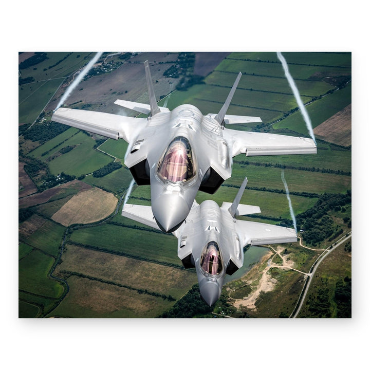 F-35 Lightning II Fighter Jet Military Wall Art