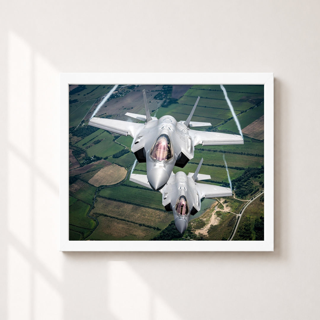 F-35 Lightning II Fighter Jet Military Wall Art