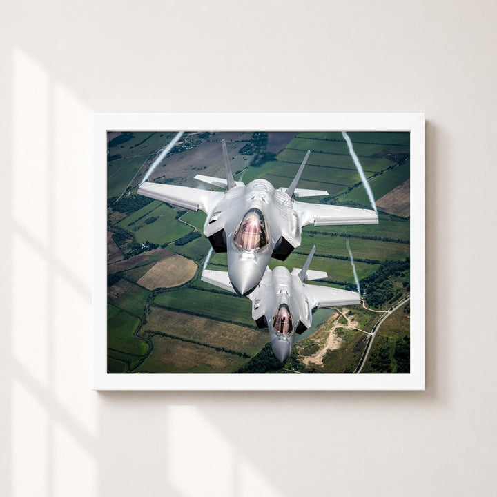 F-35 Lightning II Fighter Jet Military Wall Art