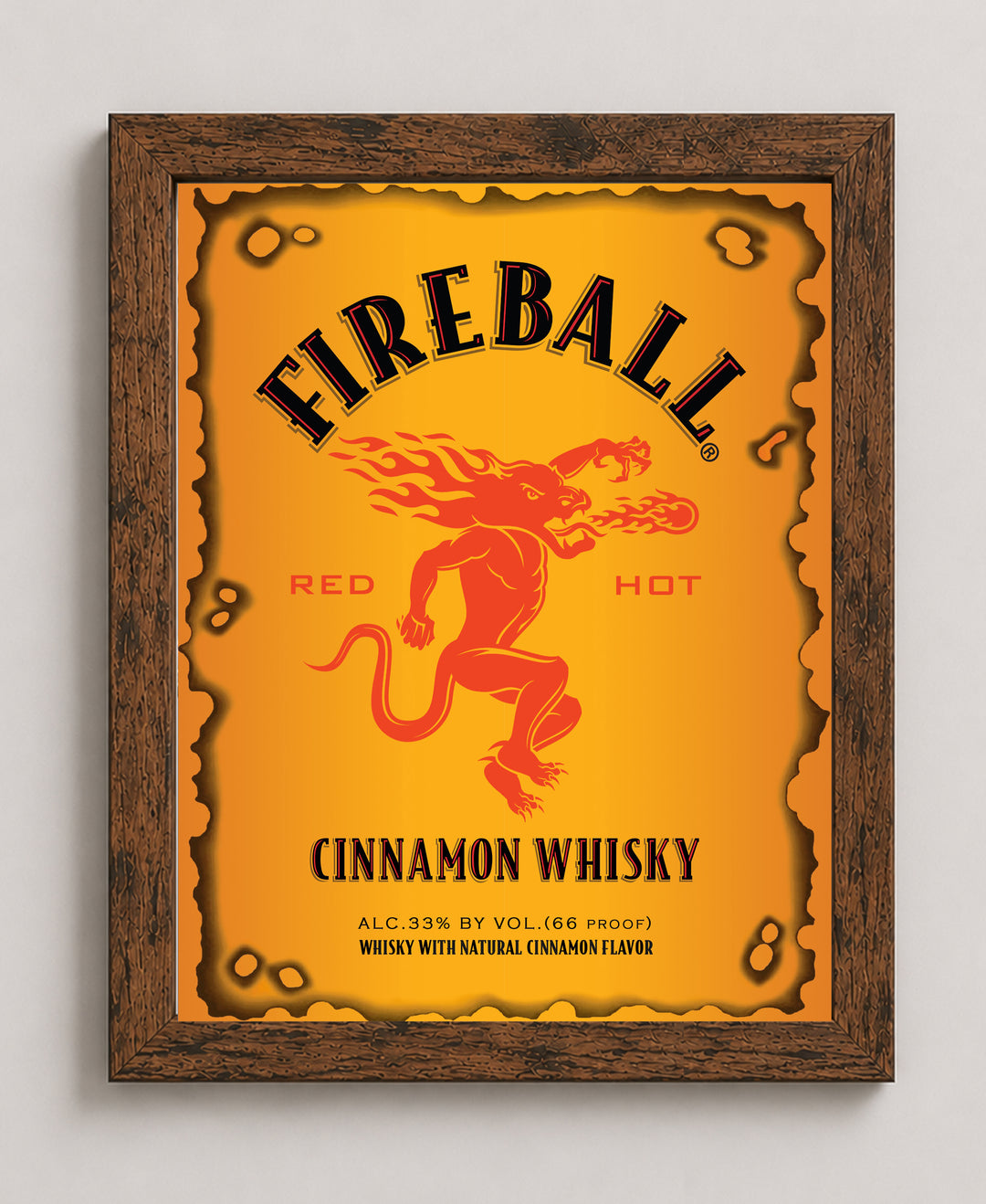 Wild Turkey Bourbon Sign Vintage Bar Inspirational Wall Art