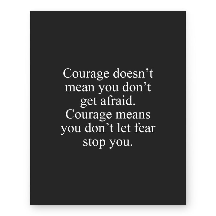Courage Means Don&
